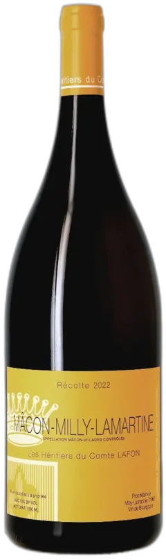 capture du vin les Héritiers du Comte Lafon, Mâcon Milly Lamartine 2022 Magnum