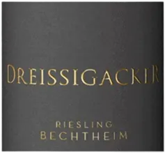 illustration du vin Dreissigacker Bechtheimer Riesling 2018