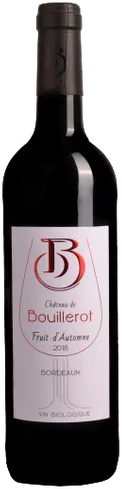 photo du vin Château de Bouillerot, Cuvée Fruit d’Automne, Thierry Bos