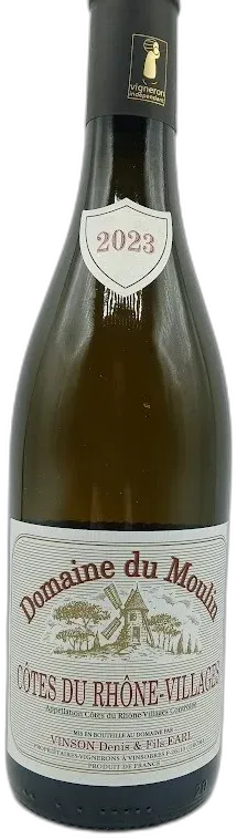 photo Cotes du Rhone Villages Domaine du Moulin 2023
