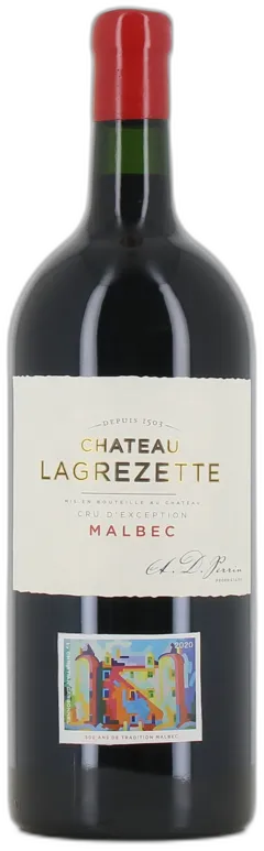 photo Jéroboam Cahors Rouge Château Lagrezette 2020