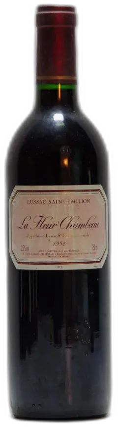 illustration du vin 1992 la Fleur Chambeau, Lussac Saint Emilion