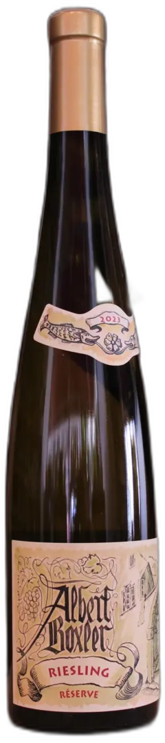 image du vin Alsace Riesling Reserve 2023 Albert Boxler