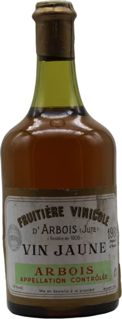 photo Arbois Vin Jaune 1981 Fruitiere Vinicole d’Arbois