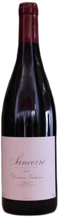 vue du vin Sancerre Rouge 2023 Vacheron