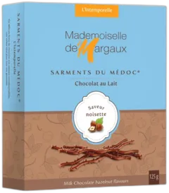 image du vin Mademoiselle de Margaux Sarments du Médoc Chocolat Lait Noisette