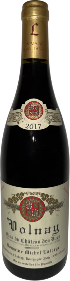 vue du vin Michel Lafarge Volnay 1er Cru Clos des Ducs
