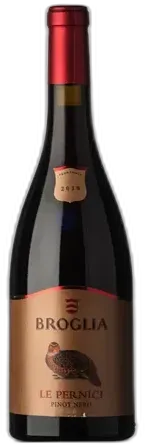 photo du vin Broglia Pinot Nero le Pernici 2019