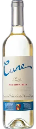 vue du vin Cune Blanco Reserva 2020