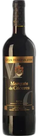 vue du vin Marqués de Cáceres Gran Reserva