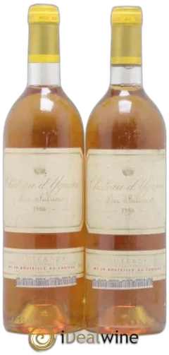 photo Château d'Yquem 1er Cru Classé Supérieur 1986
