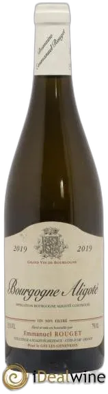 photo Bourgogne Aligoté Emmanuel Rouget 2019