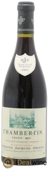 photo Chambertin Grand Cru Jacques Prieur 2005