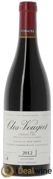 photo Clos de Vougeot Grand Cru Laurent Roumier 2012