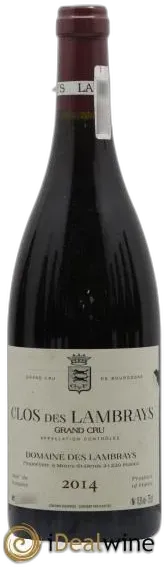 photo Clos des Lambrays Grand Cru Domaine des Lambrays 2014