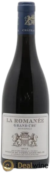 photo la Romanée Grand Cru Comte Liger-Belair 2012