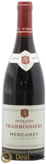 photo Mercurey Domaine de la Framboisière Faiveley 2010