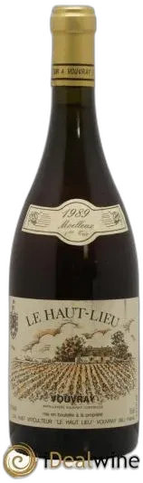 photo Vouvray le Haut-Lieu Moelleux 1ère Trie