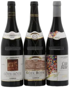 photo Côte-Rôtie Guigal Trilogie la Turque la Landonne la Mouline