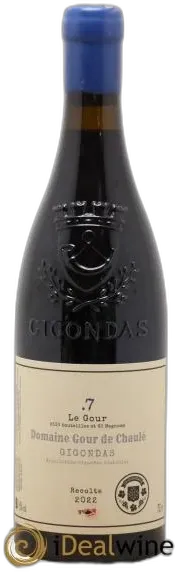 photo Gigondas Cuvée 7 Gour de Chaulé 2022
