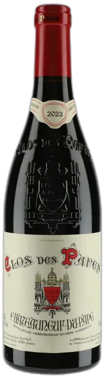vue du vin Châteauneuf-du-Pape 2023