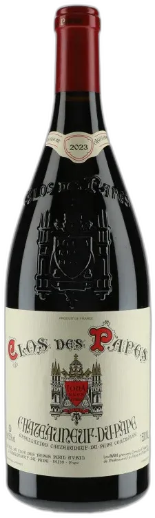 vue du vin Châteauneuf-du-Pape 2023