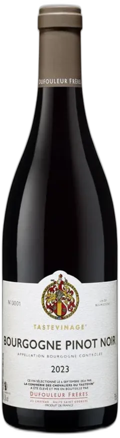 photo du vin Bourgogne Pinot Noir Tastevinage