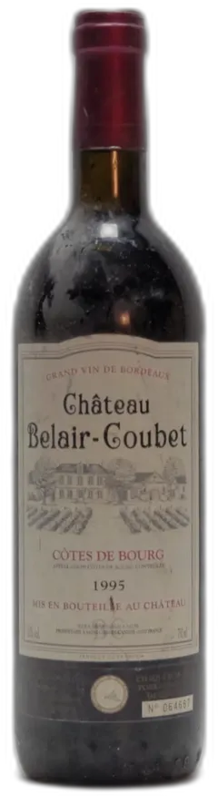 photo du vin Château Belair-Coubet, Côtes de Bourg