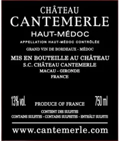 photo Cantemerle Haut-Médoc