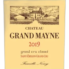 photo du vin Grand Mayne Saint-Emilion Grand Cru