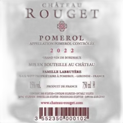 illustration du vin Rouget Pomerol