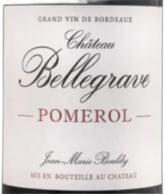 image du vin Bellegrave Pomerol Bio-Organic