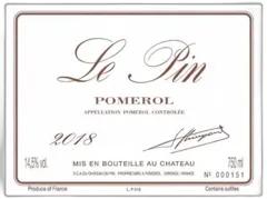 photo du vin Le Pin Pomerol