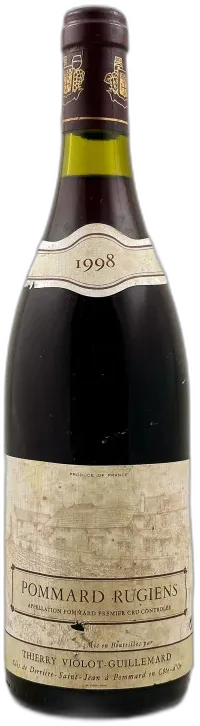 vue du vin Thierry Violot-Guillemard Pommard 1er Cru 'Rugiens