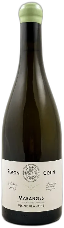 illustration du vin Simon Colin Maranges "Vigne Blanche" 2023