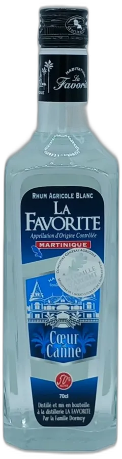 photo du vin Rhum la Favorite Coeur de Canne Martinique