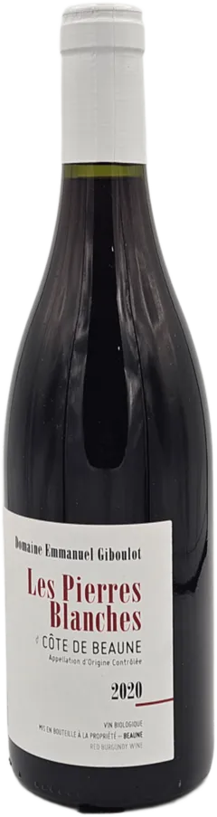 photo du vin Bourgogne Côte de Beaune "les Pierres Blanches" Rouge 2020 Bio Domaine Giboulot