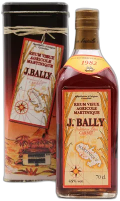 photo du vin Rhum J. Bally Millésime 1982
