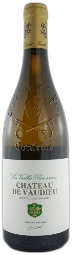 photo Chateau de Vaudieu Chateauneuf-du-Pape les Vieilles Roussanne Blanc