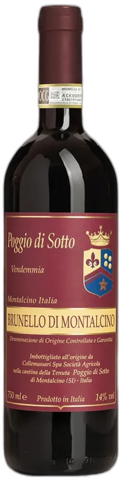 image du vin Brunello di Montalcino Docg Poggio di Sotto 2019