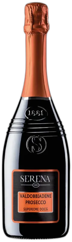 photo du vin Valdobbiadene Prosecco Superiore Extra Dry Docg Serena 1881