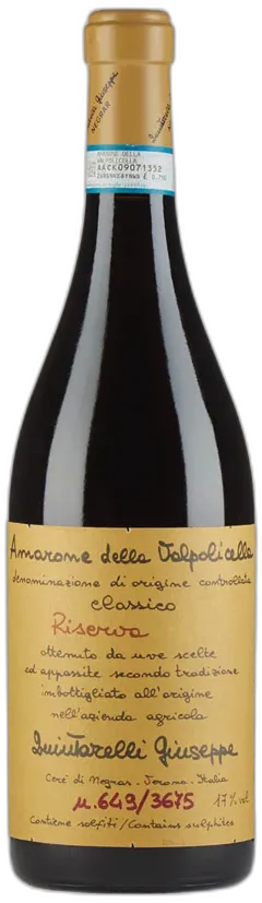 capture du vin Amarone Della Valpolicella Classico Riserva Docg Giuseppe Quintarelli 2011