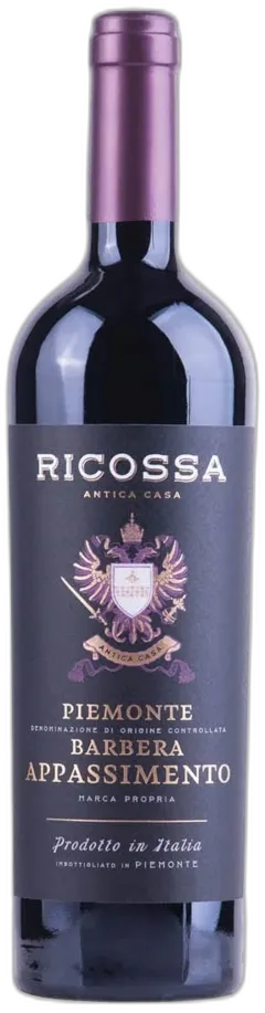 photo du vin Piemonte Doc Barbera Appassimento Ricossa 2023