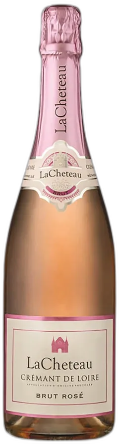 image du vin Crémant de Loire Aoc Rosé Brut la Cheteau