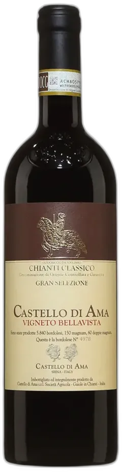 photo du vin Castello di Ama Chianti Classico Gran Selezione Vigneto Bellavista