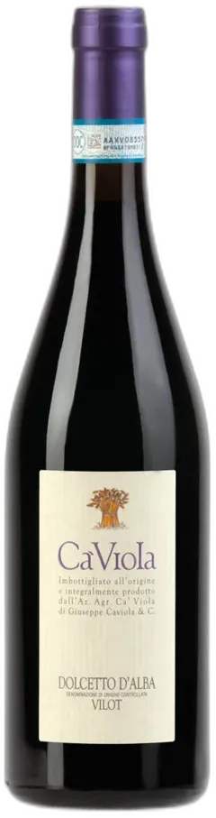 photo du vin Dolcetto d'Alba Doc Vilot ca' Viola 2024