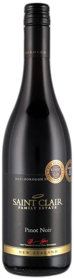 image du vin Marlborough Pinot Noir gi Saint Clair 2022