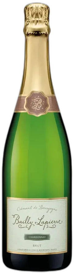 vue du vin de Bourgogne Chardonnay Brut Aoc Bailly Lapierre