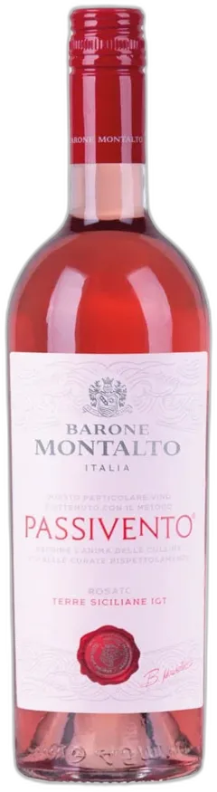 aperçu du vin Terre Siciliane Igp Rosato Passivento Barone Montalto 2021