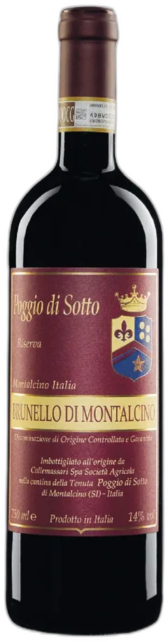 image du vin Brunello di Montalcino Docg Riserva Poggio di Sotto 2019